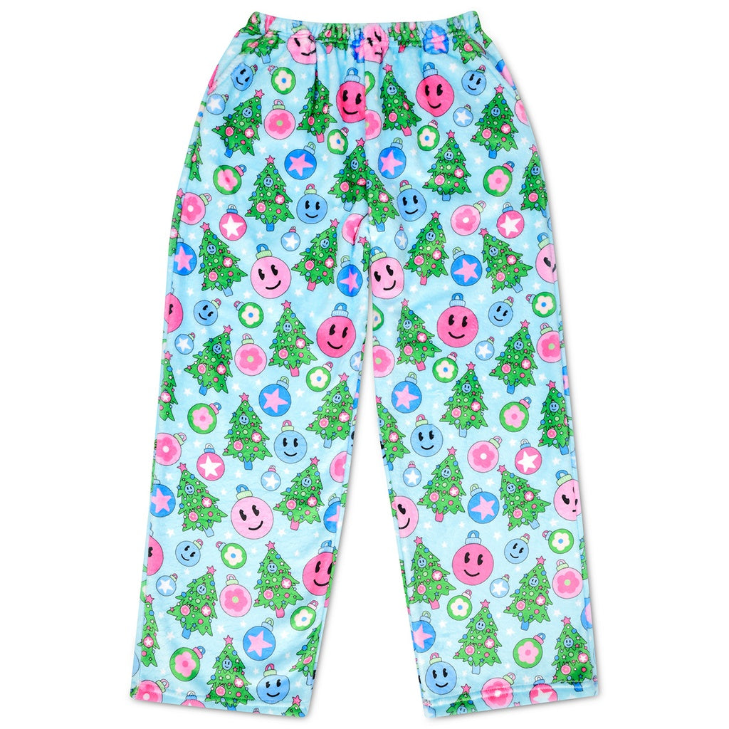 Groovy Holiday Plush Pants - Kids