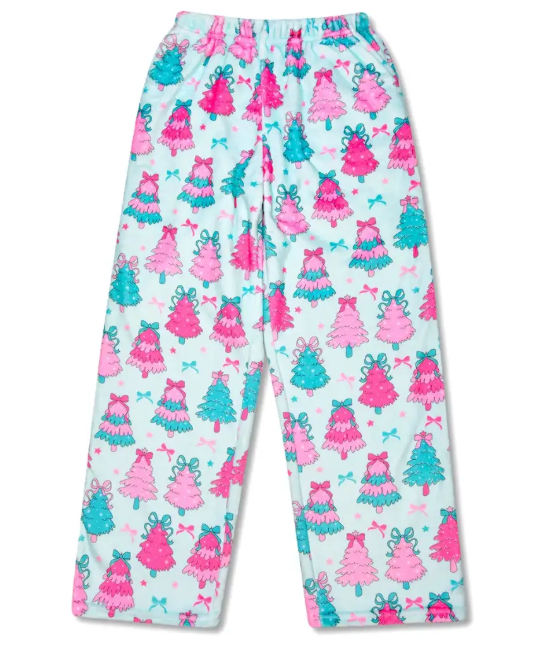Fancy Trees Plush Pants XS 4-6