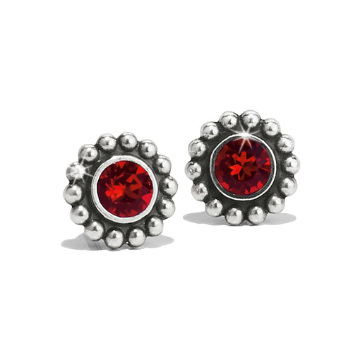 Twinkle Mini Post Earrings - Ruby