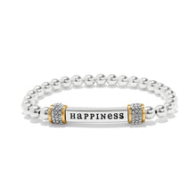 Load image into Gallery viewer, Meridian Two Tone Bracelet - Happiness