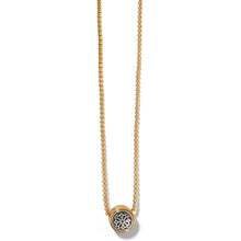 Load image into Gallery viewer, Ferrara Two Tone Luce Pendant Necklace