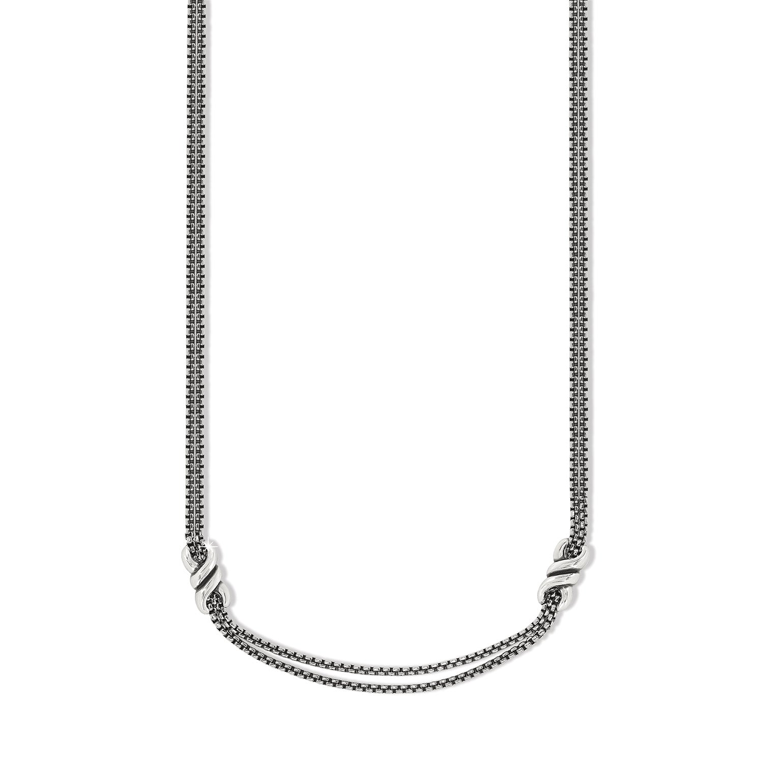 Interlok Twist Double Necklace