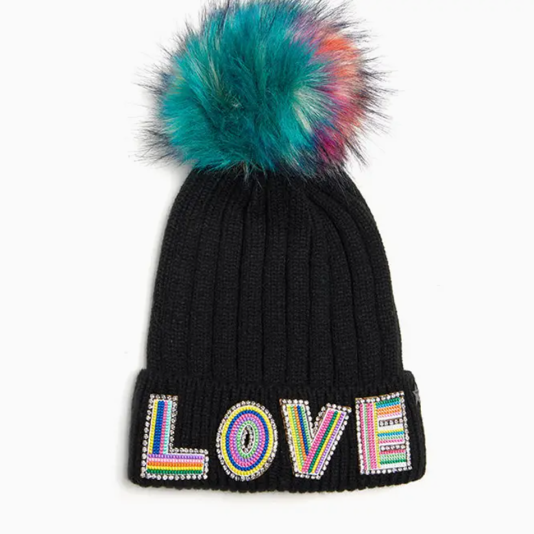 The Love Winter Hat - Black