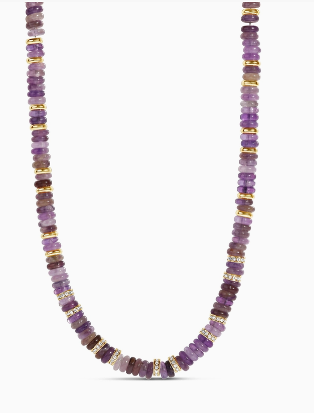 Amethyst Pukka Necklace