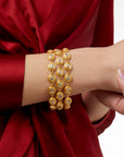 Tudor Triple Row Tennis Bracelet