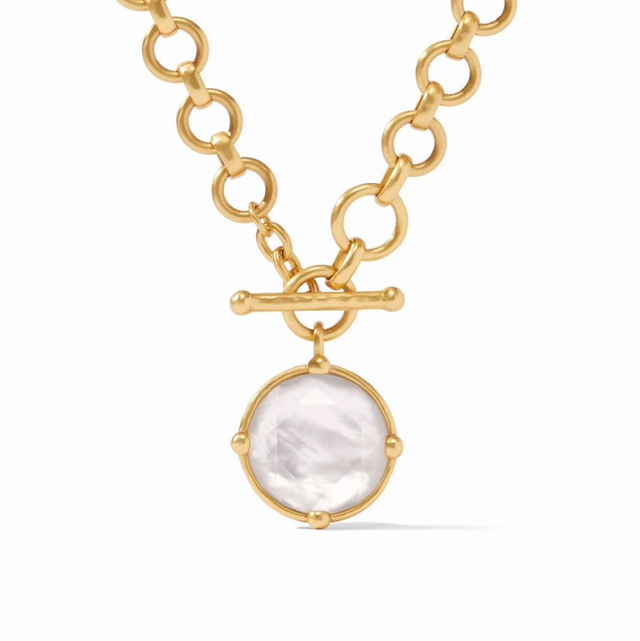 Gold Honeybee Demi Neckace - Clear