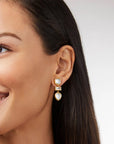Antonia Tier Earring - Clear Crystal