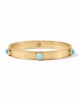 Catalina Stone Bangle - Capri Blue