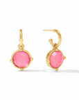 Honeybee Hoop & Charm - Peony Pink