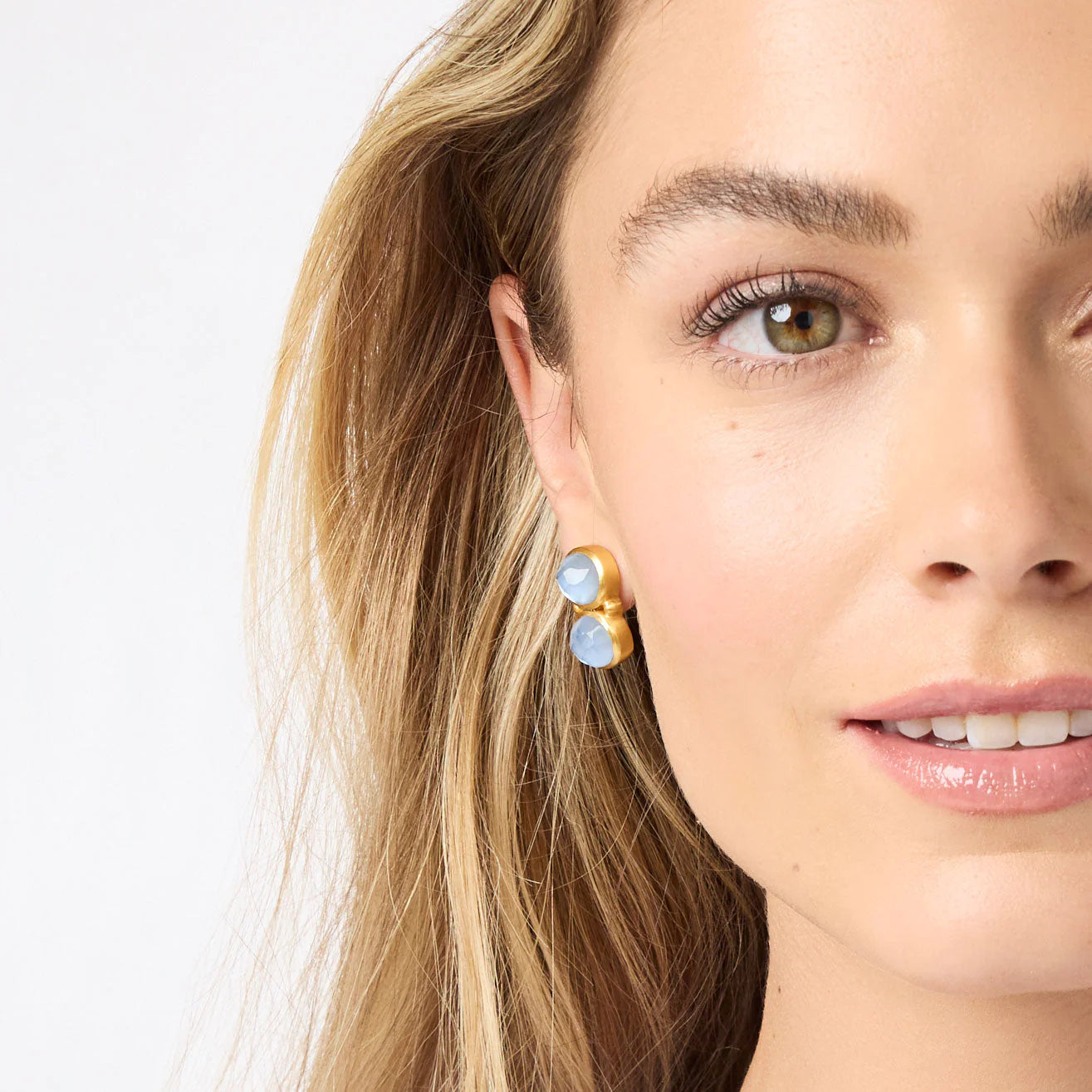 Honey Duo Earring - Iridescent Rose