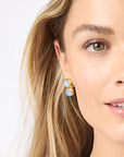 Honey Duo Earring - Iridescent Rose