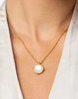 Honeybee Solitaire Necklace - Crystal