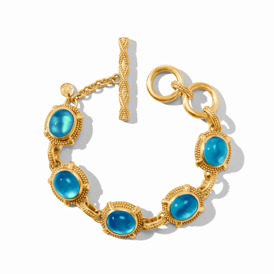 Cabochon Bracelet - London Blue