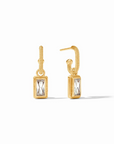 Baguette Hoop & Charm Earring