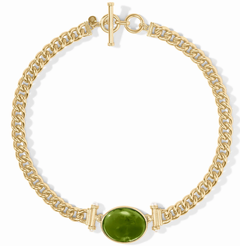 Dolce Statement Necklace Palmetto Green
