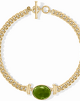 Dolce Statement Necklace Palmetto Green