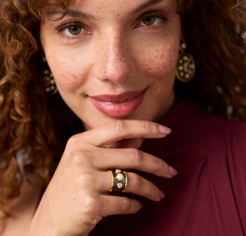 Tribeca Ring Mixed Metal Pearl