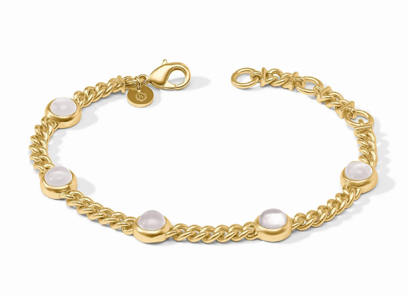 Gold Dolce Delicate Clear Bracelet