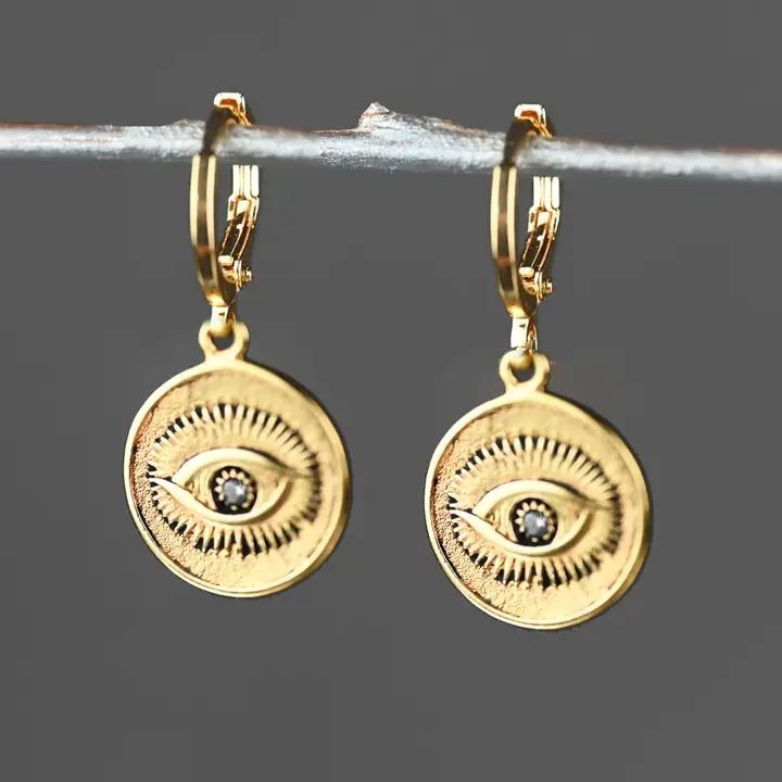 Golden Huggie Evil Eye
