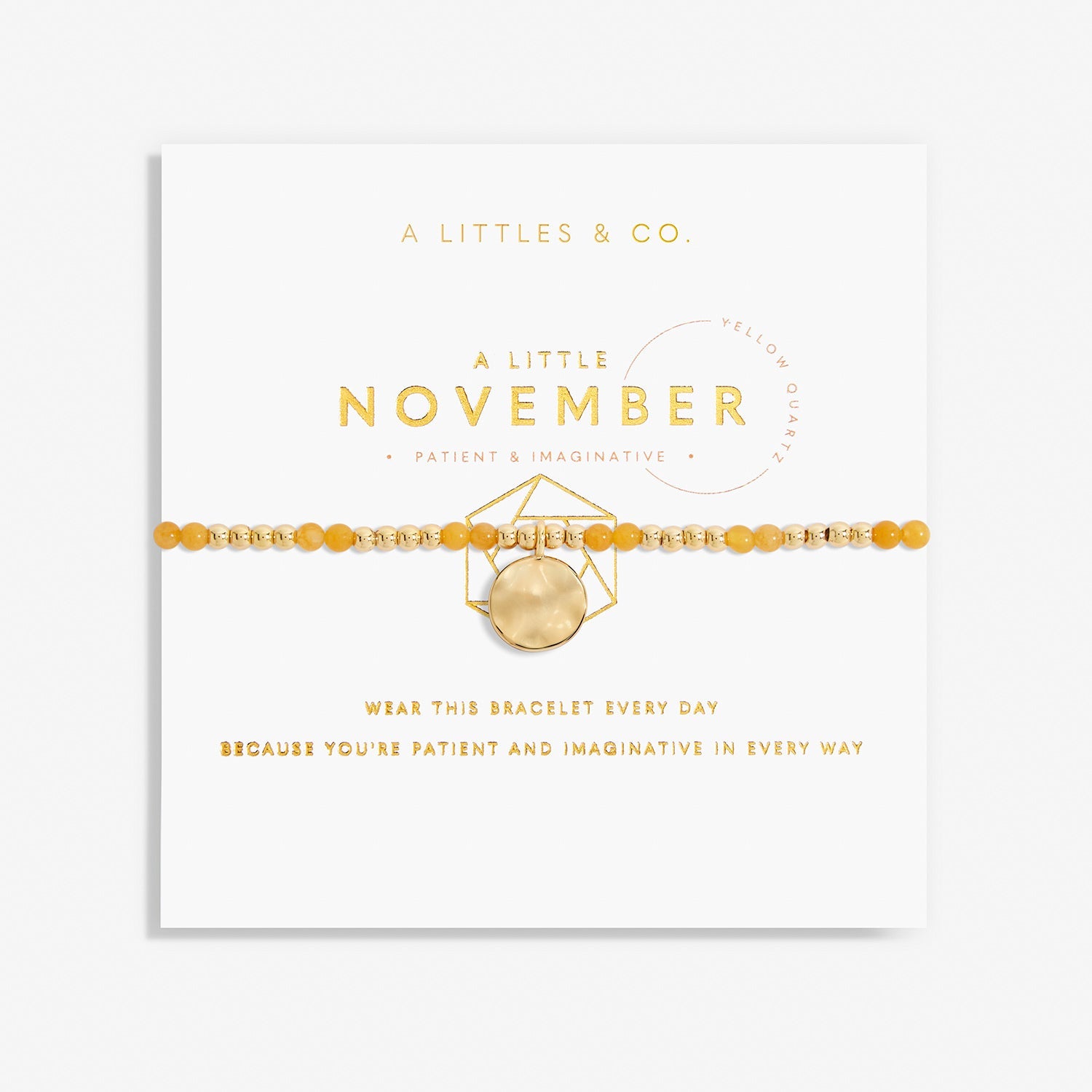 A Little November Bracelet