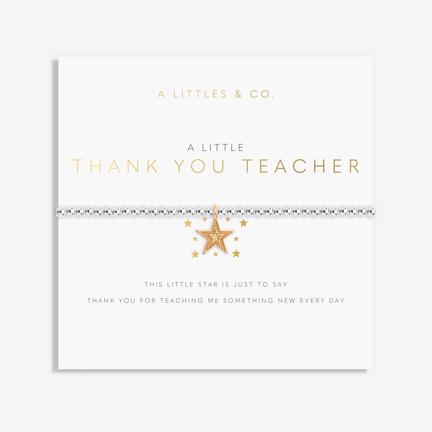A Little Thank You Teacher