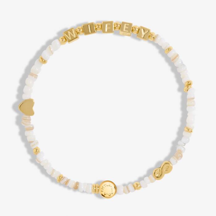 Wifey Beaded Bracelet