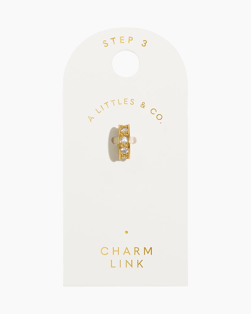Pave Charm Link