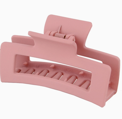 Square Banana Clip Pink