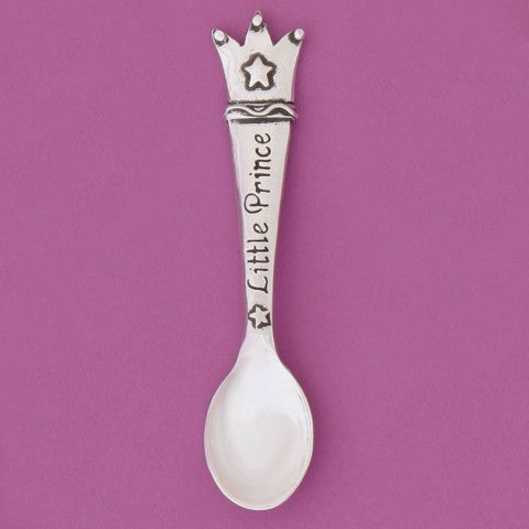 Little Prince Baby Spoon Pewter