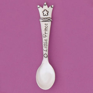 Little Prince Baby Spoon Pewter