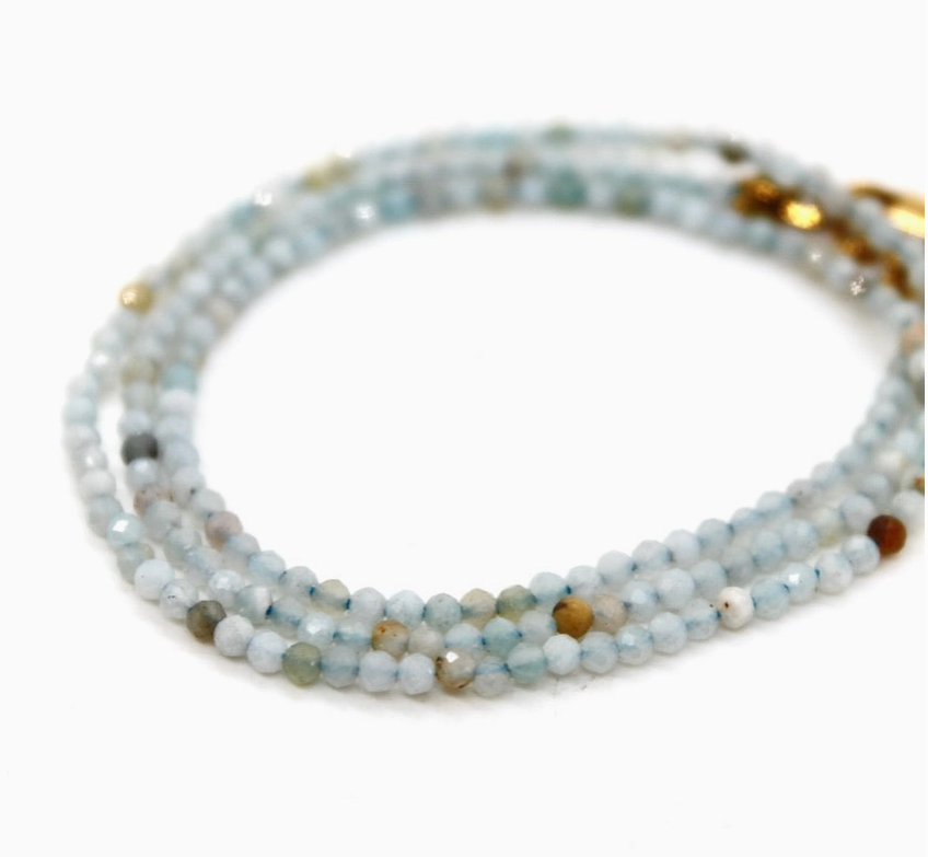 Short Mini Amazonite Stone Necklace