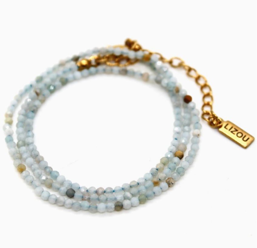 Short Mini Amazonite Stone Necklace