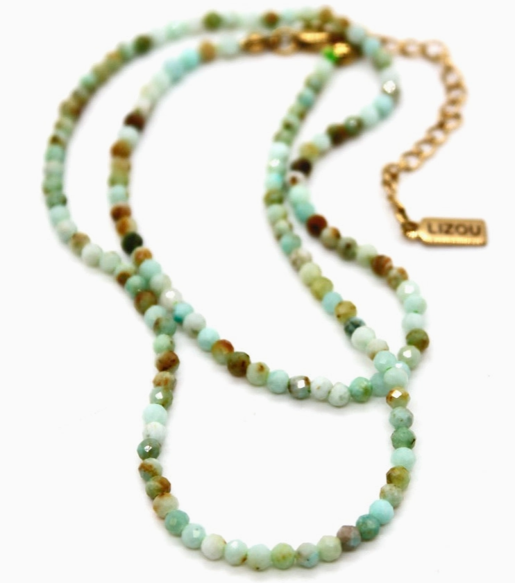 Short Opal Stone Necklace