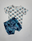 Peace Sign Shorts Set Baby 9M