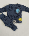 Denim Drip Smilies Thermal Shirt & P 24M