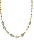 Asymmetrical Quartz Crystal Necklace