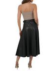 Mercedes Pu Skirt - Black