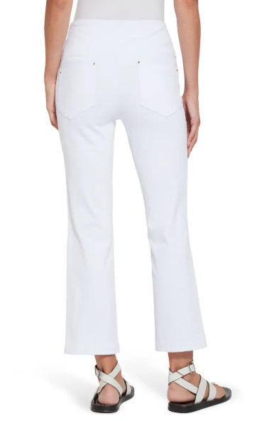 White Ankle Boot Pants