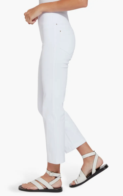 White Ankle Boot Pants