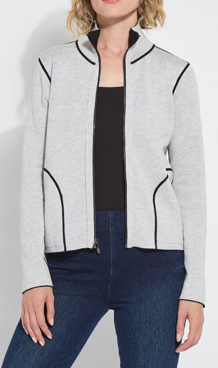 Reversible Cashmere Zip Up Cardigan