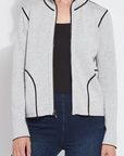 Reversible Cashmere Zip Up Cardigan