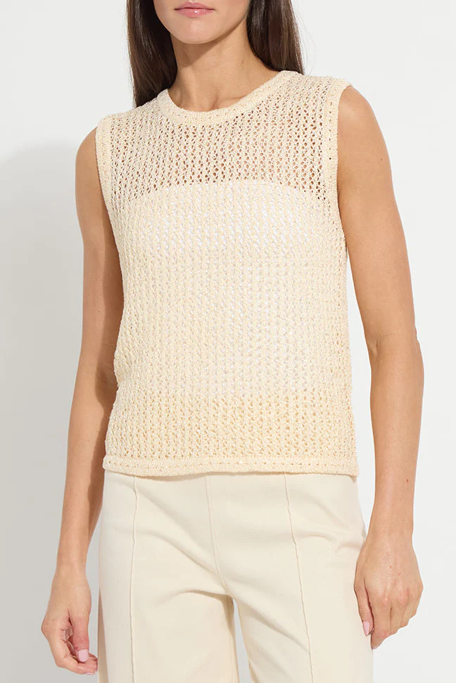 Avery Sequined Knit Shell