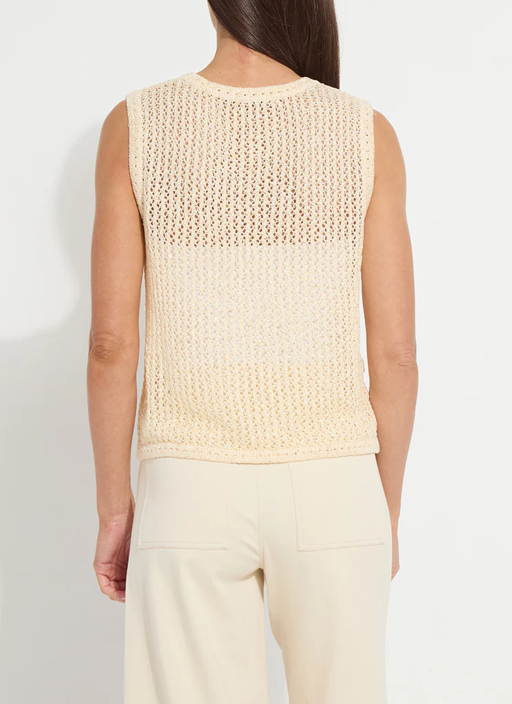Avery Sequined Knit Shell