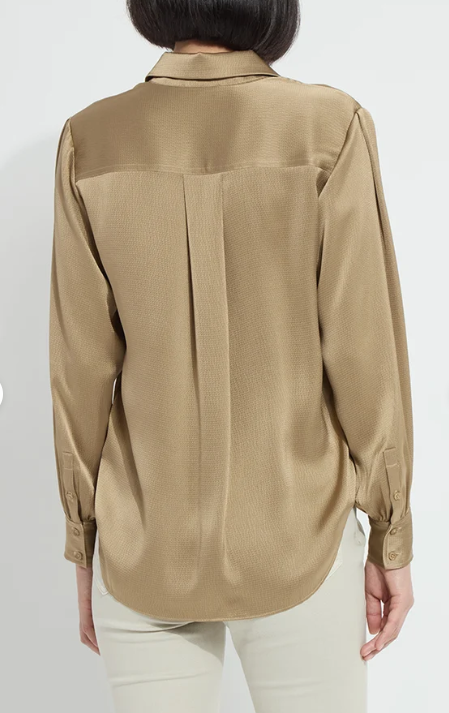 Mabel Collared Shirt Golden Olive