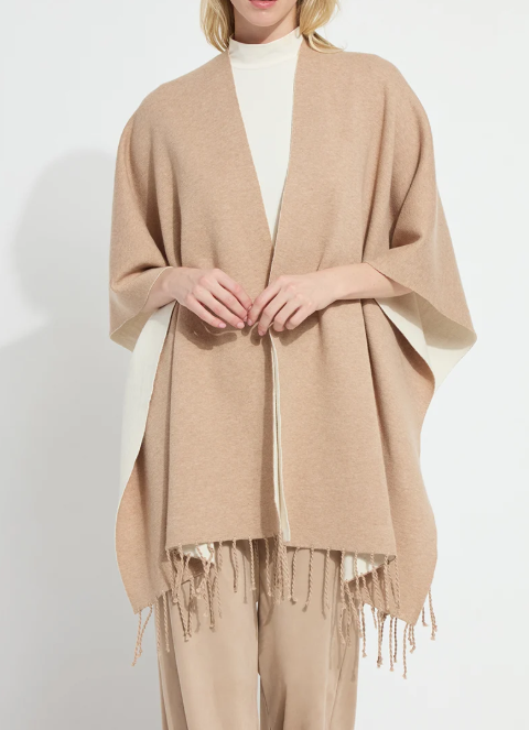 Basilia Double Face Reversible Wrap