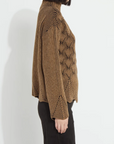 Rhea Cozy Rib Scallop Edge Pullover
