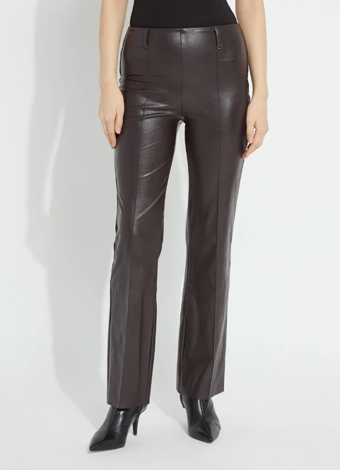Ellie Textured Vegan Leather Pant