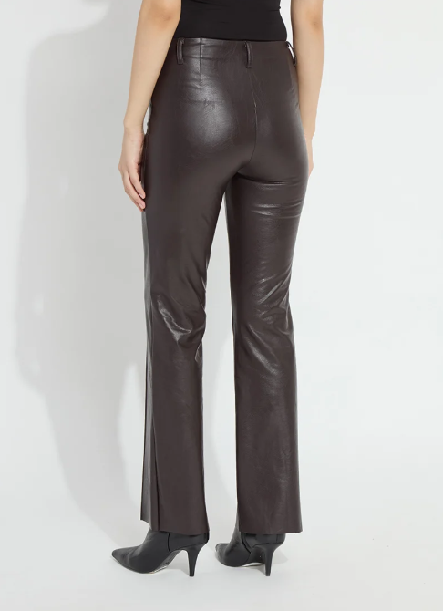 Ellie Textured Vegan Leather Pant