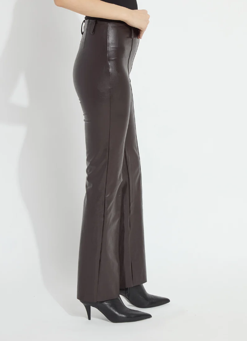 Ellie Textured Vegan Leather Pant