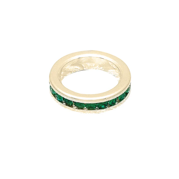 Birthstone Charm May (Emerald) Gold